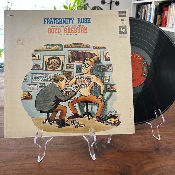 Boyd Raeburn Fraternity Rush Vinyl LP 1957 Columbia 6 Eye CL 957 - Picture 1 of 9